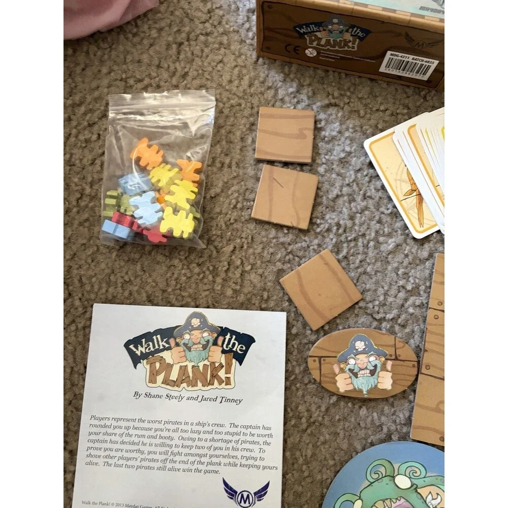 Walk The Plank Strategy Game Mayday Games 2013 COMPLETE! EUC!